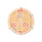 Doily Pattern Wooden Sticker - Main