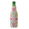 Doily Pattern Zipper Bottle Cooler - FRONT (bottle)