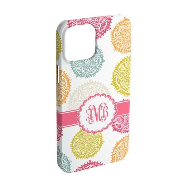 Custom Doily Pattern iPhone Case - Plastic - iPhone 15 (Personalized)