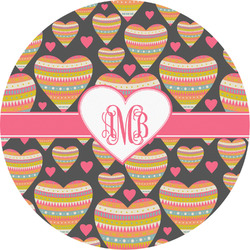 Hearts Multipurpose Round Labels - 2" (Personalized)