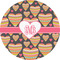 Hearts 2" Multipurpose Round Labels - Single Sticker