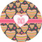 Hearts 3" Multipurpose Round Labels - Single Sticker