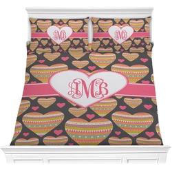 Hearts Comforter Set - Full / Queen (Personalized)