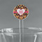 Hearts Clear Plastic 7" Stir Stick - Round - Main