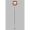 Hearts Clear Plastic 7" Stir Stick - Round - Single Stick