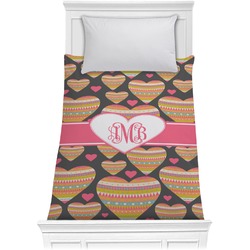 Hearts Comforter - Twin XL (Personalized)