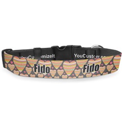 Hearts Deluxe Dog Collar - Toy (6" to 8.5") (Personalized)