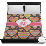 Hearts Duvet Cover - Full / Queen (Personalized)