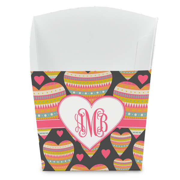 Custom Hearts French Fry Favor Boxes (Personalized)