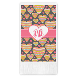 Hearts Guest Paper Towels - Full Color (Personalized)