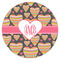 Hearts Icing Circle - Large - Single