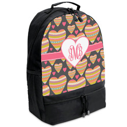 Hearts Backpacks - Black (Personalized)