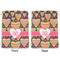 Hearts Large Laundry Bag - Front & Back View