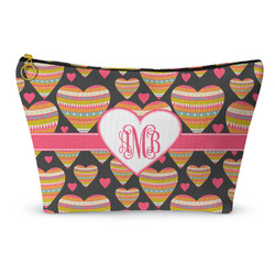 Hearts Makeup Bag - Small - 8.5"x4.5" (Personalized)