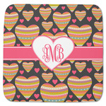 Hearts Memory Foam Bath Mat - 48"x48" (Personalized)