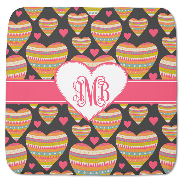 Custom Hearts Memory Foam Bath Mat - 48"x48" (Personalized)