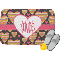 Hearts Memory Foam Bath Mat - 34"x21" (Personalized)