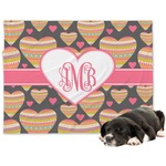 Hearts Dog Blanket - Large (Personalized)