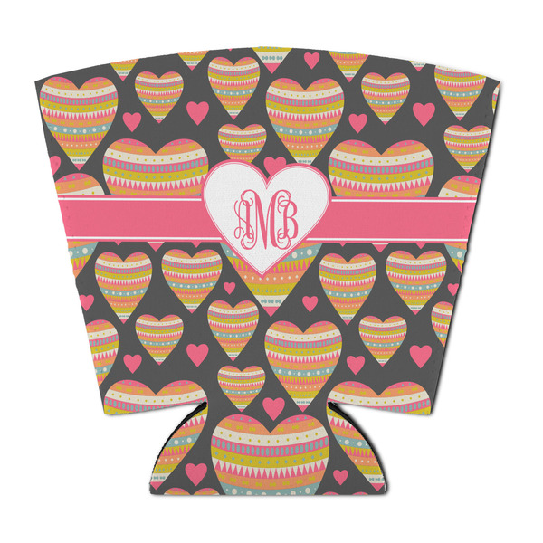 Custom Hearts Party Cup Sleeve - with Bottom (Personalized)