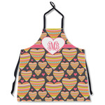 Hearts Apron Without Pockets w/ Monogram