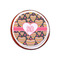 Hearts Printed Icing Circle - XSmall - On Cookie