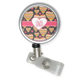 Hearts Retractable Badge Reel (Personalized)