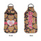 Hearts Sanitizer Holder Keychain - Large APPROVAL (Flat)