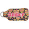 Hearts Sanitizer Holder Keychain - Large (Back)