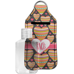 Hearts Hand Sanitizer & Keychain Holder - Large (Personalized)