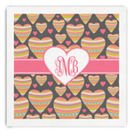 Hearts Paper Dinner Napkins (Personalized)