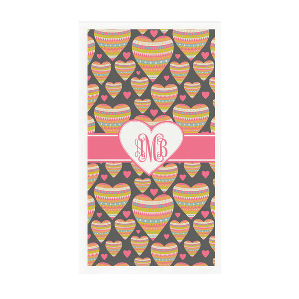 Custom Hearts Guest Paper Towels - Full Color - Standard (Personalized)