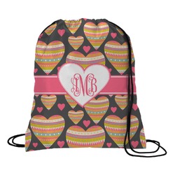 Hearts Drawstring Backpack - Medium (Personalized)
