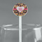 Hearts White Plastic 5.5" Stir Stick - Round - Main