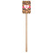 Hearts Wooden 6.25" Stir Stick - Rectangular - Single Stick