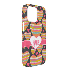 Hearts iPhone Case - Plastic - iPhone 13 Pro Max (Personalized)