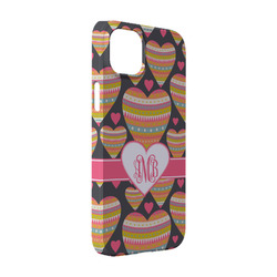 Hearts iPhone Case - Plastic - iPhone 14 Pro (Personalized)
