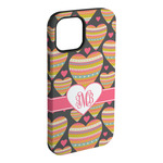 Hearts iPhone Case - Rubber Lined - iPhone 15 Pro Max (Personalized)
