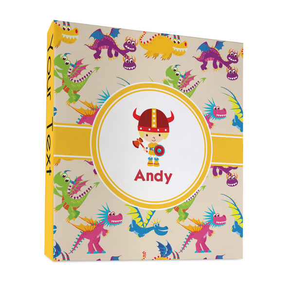 Custom Dragons 3 Ring Binder - Full Wrap - 1" (Personalized)