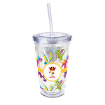 Dragons 16oz Double Wall Acrylic Tumbler with Lid & Straw - Full Print (Personalized)