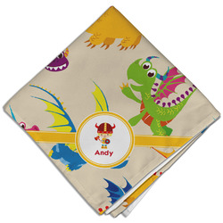 Dragons Cloth Dinner Napkin - Single w/ Name or Text