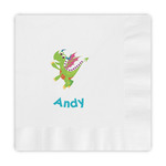 Dragons Embossed Decorative Napkins (Personalized)