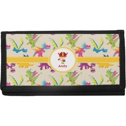 Dragons Canvas Checkbook Cover (Personalized)