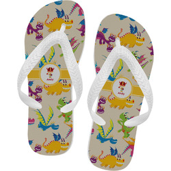 Dragons Flip Flops - Large (Personalized)