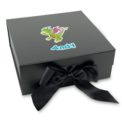 Dragons Gift Box with Magnetic Lid - Black (Personalized)