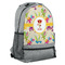 Dragons Large Backpack - Gray - Angled View
