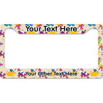 Dragons License Plate Frame - Style B (Personalized)