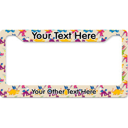 Dragons License Plate Frame - Style B (Personalized)