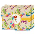 Dragons Linen Placemat w/ Name or Text