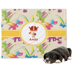 Dragons Dog Blanket - Large (Personalized)