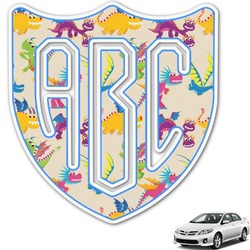 Dragons Monogram Car Decal (Personalized)